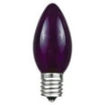 thumbnail image 5 of Novelty Lights 500 Case C7 Outdoor Christmas Replacement Bulbs, Purple, C7/E12 Candelabra Base, 5 Watt, 500 Bulbs, 5 of 6