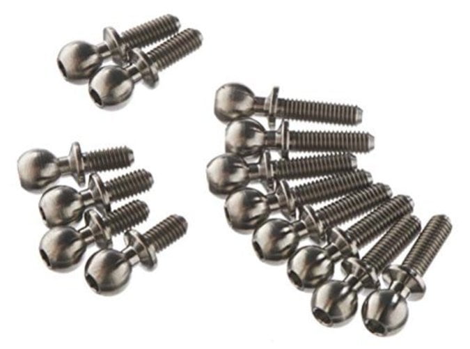 Titanium Ball Stud Kit RC10B5, B5M MultiColored