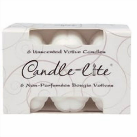 Candle-Lite Warmer Candles White 6 / Box