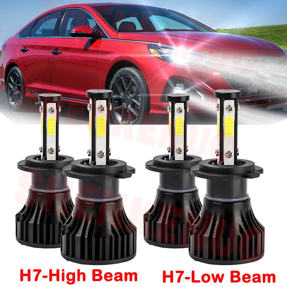H7 LED Headlight Bulbs for Hyundai Sonata 1999 2000 2001,2011 2012 2013