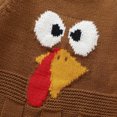 thumbnail image 7 of YAYUBA Baby Thanksgiving Outfit Girl Newborn Infant Baby Boy Girl Thanksgiving Sweater Romper Turkey Long Sleeve Crewneck Knit Jumpsuit Fall Winter Clothes, 7 of 7