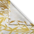 thumbnail image 3 of Ambesonne Leaves Kitchen Curtains, Tropical Golden Tone Leaves, 55"x39", Earth Yellow Pale Coffee, 3 of 3