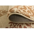 thumbnail image 6 of Impressions Transitional 5' x 7' Beige and Red Polypropylene Indoor Area Rug, 6 of 8