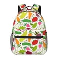 thumbnail image 1 of Fotbe Cartoon Vegetables Mochila Casual con Estampado para Escuela, Viajes y Actividades al Aire Libre - Duradera, Ligera y Cómoda, 1 of 5