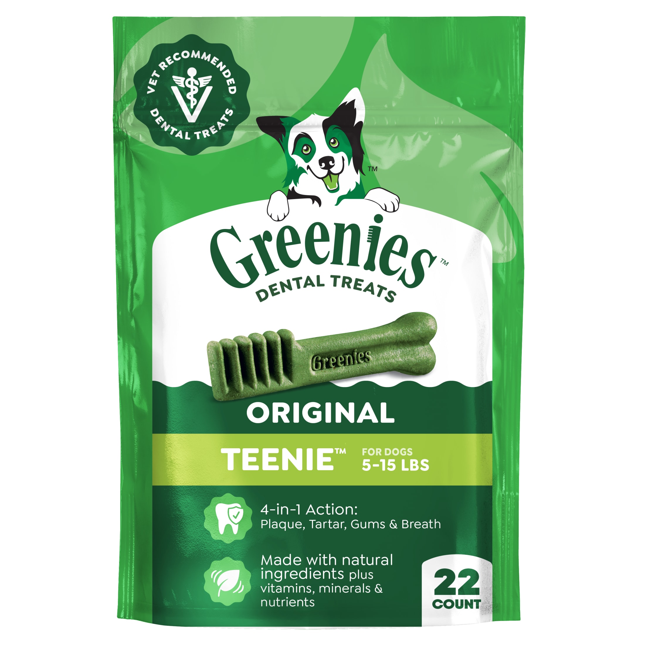 Greenies Original Teenie Dental Dog Treats, 22 Count photo 1