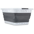 thumbnail image 3 of Black and Decker Collapsible Laundry Basket, White & Gray, Adult, 3 of 11