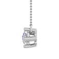 thumbnail image 2 of 1 Carat Diamond 3-Stones Pendant Necklace in 14K White Gold, 2 of 4