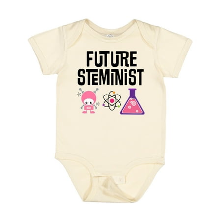 

Inktastic Science Future Steminist Scientist for Girls Girls Baby Bodysuit