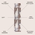 thumbnail image 3 of JONATHAN Y SUPERSOFT 2 x 8 Runner Rug, Zoe Bohemian Abstract Marble - Brown/Cream, SEU302B-28, 3 of 6