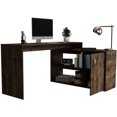 thumbnail image 3 of Modern L-Shape Desk with Open Storage Design / Suitable for Device Placement, 3 of 4