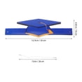 thumbnail image 2 of CTIRCHIU 36Pcs Graduation Party Favors Blue Thickened Paper Graduation Caps with Adjustable Elastic Band, 2 of 8
