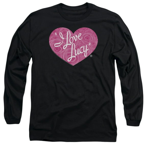 I Love Lucy - Floral Logo - Long Sleeve Shirt - X-Large