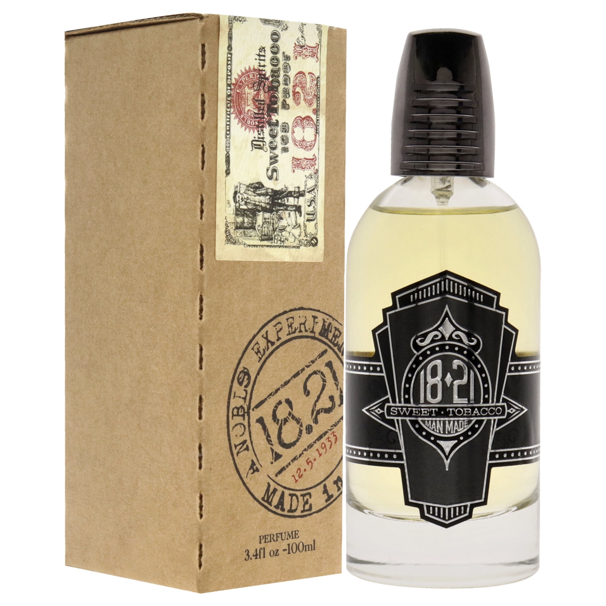 tobacco 18 18.21 Man Made, Spirits - Sweet Tobacco, 3.4 oz Parfum Spray