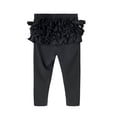 thumbnail image 2 of Rciityk Toddler Little Girls Skirted Leggings Solid Color Elastic Waist Layered Tiered Ruffle Stretch Long Pants, Size 0-8Y, 2 of 6
