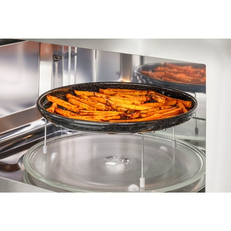 GE Profile - Profile Series 1.7 Cu. Ft. Convection Over-the-Range Microwave with Sensor Cooking and Chef Connect - Black slate