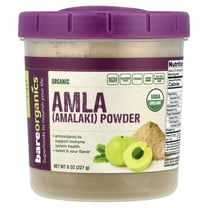 BareOrganics Amla, Indian Gooseberry & Superfood Powder, Dietary Supplement, 8 Oz