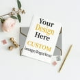 thumbnail image 6 of Personalized Photo Greeting Card with Envelope - Custom Greeting Card with Your Own Picture, Logo, or Text for Christmas, Birthdays, Weddings, and Holidays - Light Grey - 1 Pcs, 6 of 10
