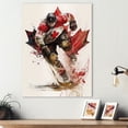 thumbnail image 2 of Designart Canadian Hockey Player In Action II Canvas Wall Art, 2 of 5