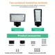 thumbnail image 4 of Matsuzay Reflector Led de 50W y 100W, CA 180-240V, resistente al agua, IP65, iluminación exterior, Reflector LED, proyector, farola, lámpara de calle Iluminación y accesorios No.1 Matsuzay HA027494-01, 4 of 6