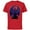Red, variant on Disney Villains Chernabog - Short Sleeve Cotton T-Shirt for Adults - Customized-Yellow