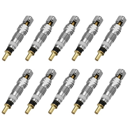 

LIOOBO 10pcs Core Stem Presta Style Tyre Core for Tubeless Road Bike MTB Bike (Sliver)