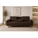 thumbnail image 1 of Sofá Cama Reclinable El Bazar Store Cancún Lino Chocolate Brazos Separados Respaldo Abatible, 1 of 7