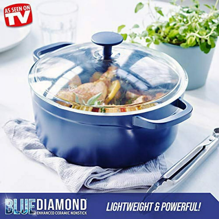 Blue Diamond Cookware 5.5 Qt. Big Batch Dutch Oven, Dutch Ovens & Braisers, Household