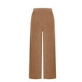 thumbnail image 5 of Yangnuo Womens Trendy Wide-Leg Comfy Pants Women's Casual Wide Leg Hanging Versatile Solid Color Fashionable High Waisted Pants, 5 of 5