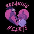 thumbnail image 2 of Men's The Emperor's New Groove Valentine's Day Yzma Breaking Hearts Graphic Tee Black Small, 2 of 5