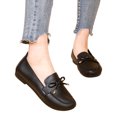 thumbnail image 3 of Caqnni Women's Penny Loafers Slip on Ladies Casual Office Driving Walking Moccasins Flats Shoes Dress Shoes (Black,41), 3 of 7