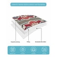 thumbnail image 5 of Quilts Twin Size, Abstract Flower, Soft Comforter Bedding Set for Bed, Geometric Boho Traditional Oriental Tribal Lightweight Quilted Bedspread with Pillow Cover(2 Pieces) for All Season, 68x86 Inch, 5 of 6