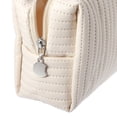 thumbnail image 7 of Unique Bargains Floral Makeup Bag Zipper Flower Cosmetic Pouch Beige, 7 of 7