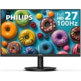 thumbnail image 1 of Restored Philips 271V8LBS 27" Computer Monitor FHD (1920x1080) 100Hz HDMI & VGA Port, VESA Compatible - Black (Refurbished), 1 of 6