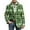 13-Green, variant on IWRICH St. Patrick's Day Corduroy Blazer Formen Shamrock Jackets 3D Splicing Printed Colorblock Button Loose Work Sport Coat with Pocket 14-Green XL