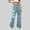 Light Blue, variant on TIANZEN Women's High Waist Straight Leg Jeans Distressed Denim Pants For Daily Wear Travel And Street Dance Comfortable Stretch High Jean Pants for Women Straight Women Jean Pants for Women Stretchy