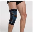 thumbnail image 1 of Rodillera de compresión para adulto, soporte de rodilla de entrenamiento para alivio del dolor articular, correr, ciclismo, baloncesto, tejido, 1 of 4