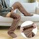thumbnail image 3 of Calcetines hasta El Muslo para Mujeres Y Niños, Calentadores de Piernas de Felpa para El Hogar, Medias para Pantuflas, 3 of 8