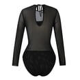 thumbnail image 6 of MOJOGO Women's Printed Swimsuits Set Long Sleeve Zip Up One Piece Swimsuits Loose Long Pants Training Swimwear Bathing Suits Multicolor-3 XL, 6 of 6