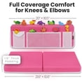 thumbnail image 2 of Baby Bath Kneeler and Elbow Rest Pad Set, Built-In 5 Pockets Organizer, Pink by Supa Ant, 2 of 8