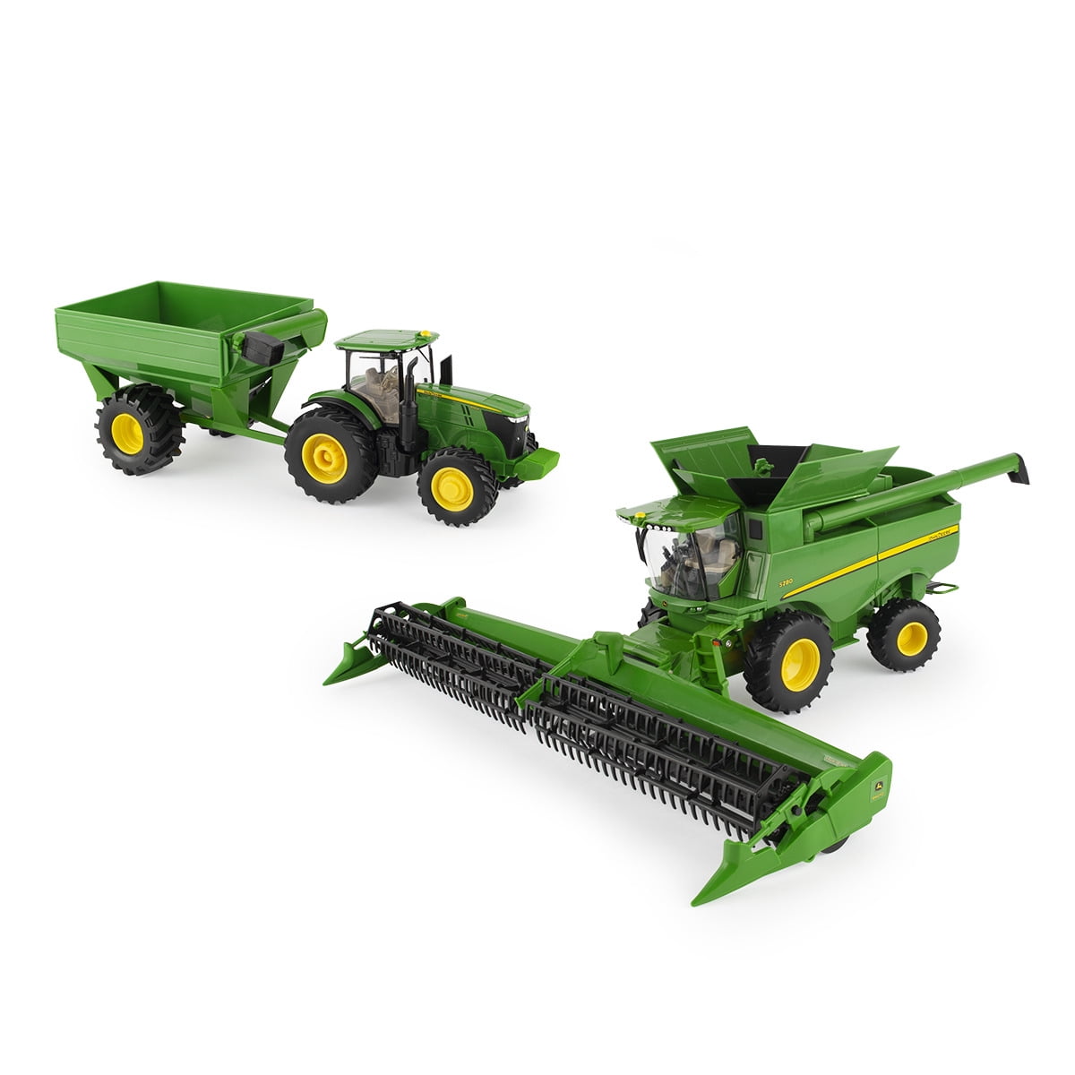 John Deere 1/32 Combine Harvesting Toy Set - LP79390 - Walmart.com