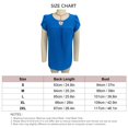 thumbnail image 3 of Blusa de mujer con mangas cortas de pétalos, pliegues en el busto y agujeros, estilo casual de color puro - Talla M Blusa de verano azul real, 3 of 3