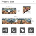 thumbnail image 3 of Yayeee Faucet Mat for Kitchen Sink 14.7" Diatomite Long Splash Guard Pad, Starry Pizza, 2 Pack, 3 of 7