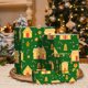 thumbnail image 2 of Christmas Wrapping Paper Set - 12 Sheets Gingerbread Man Gift Paper for Winter Holiday Themed Party Decorations, Xmas Holiday Party, 2 of 5