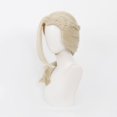 thumbnail image 3 of Peluca rubia para cosplay de 45 cm con coleta lateral y elegante flequillo, 3 of 3