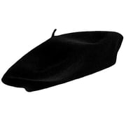 Hat Attack Classic Wool Beret (Black)