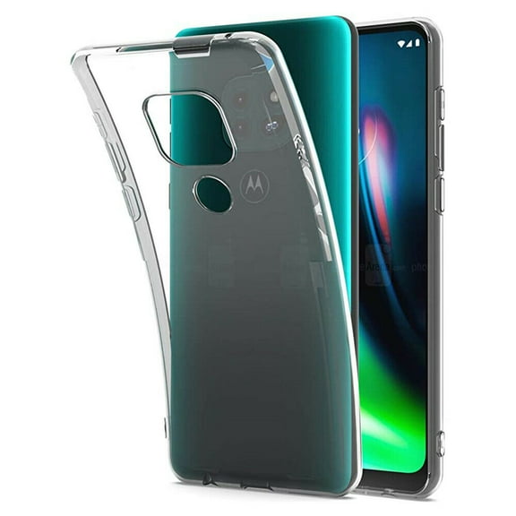 For Motorola Moto G9 Play Case, Clear TPU Protective Cover Armor, Shock Adsorption, Drop Protection, Lifetime Protection