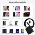 thumbnail image 6 of Compatible for Samsung Charger USB-C Fast Charging with 6ft＆10ft Type C Cable 45W Wall Charger Compatible for Samsung Galaxy S26/S25/S24/S23 Ultra/S22/S21/Z Fold 5/Z Flip 5,Galaxy Tab S8/S7, 6 of 7