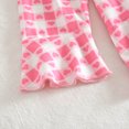 thumbnail image 5 of Linfrsh Toddler Girl Outfits Girls' Cute Casual Heart Patterned Floral Top and Bottom Set, 5 of 5