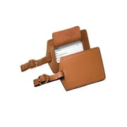 Royce Leather Popular Leather Luggage Tag - Tan