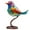 Style A1, variant on Tiny Bird Gift Stained Glass Ornament Animal Figurine Hand Home Glass Sculpture Decor Multicolor